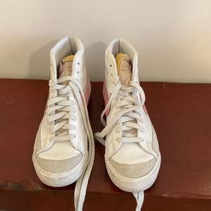 Pink High Top Nikes